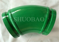 Concrete Pump Twin Wall Bend Pipe R275 45°