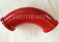 Concrete Casting Elbow Boom Wear Resistant Bend Pipe DN125 R275 90°