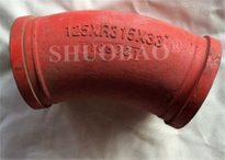 Concrete Casting Elbow Boom Wear Resistant Bend Pipe R315 33°